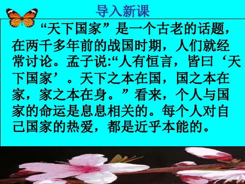 《家国天下》ppt课件(29页)