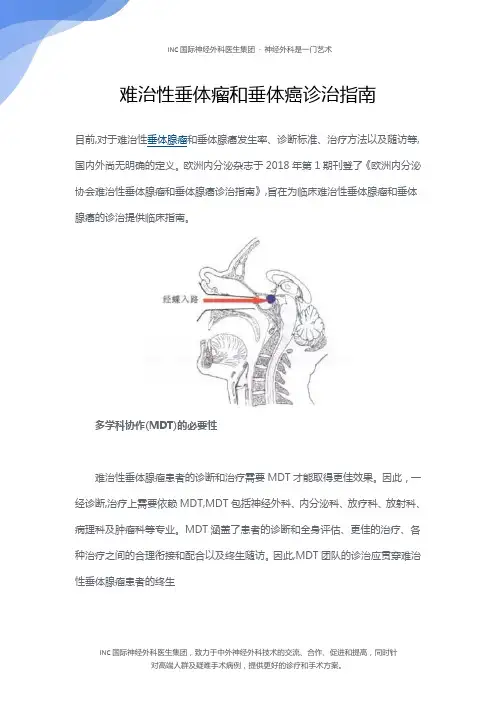 难治性垂体瘤和垂体癌诊治指南