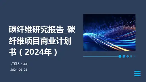 碳纤维研究报告_碳纤维项目商业计划书(2024年)