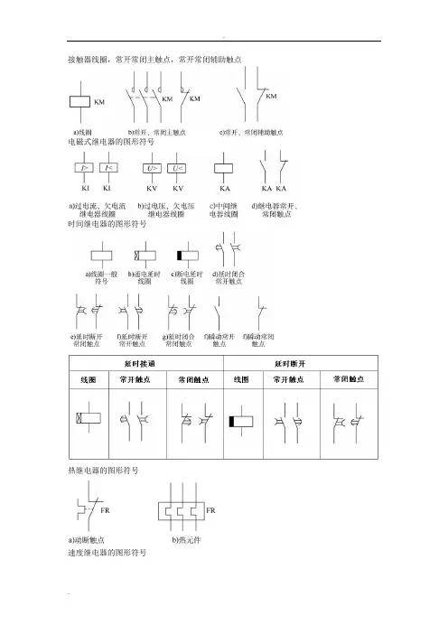 低压电器图形符号及文字符号大全 (2)