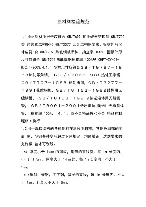 原材料检验规范(20210206013205)