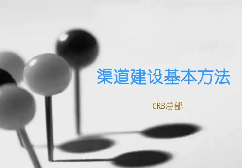华润雪花啤酒渠道建设基本方法