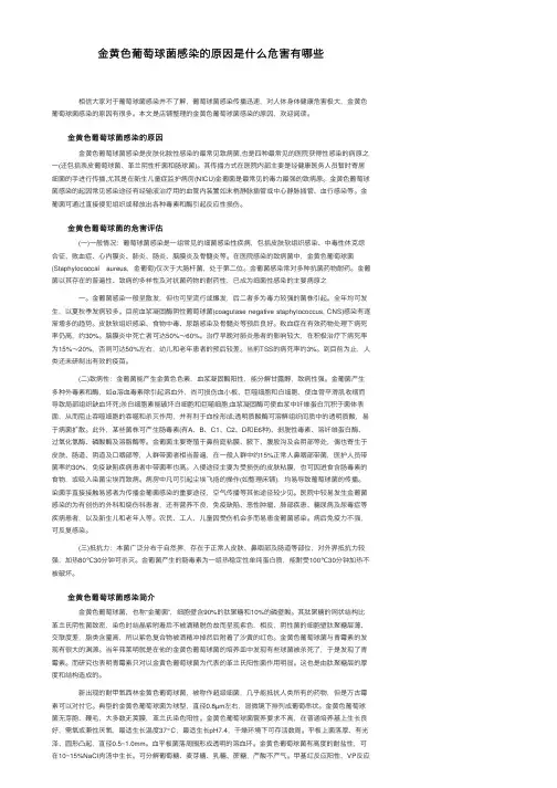 金黄色葡萄球菌感染的原因是什么危害有哪些