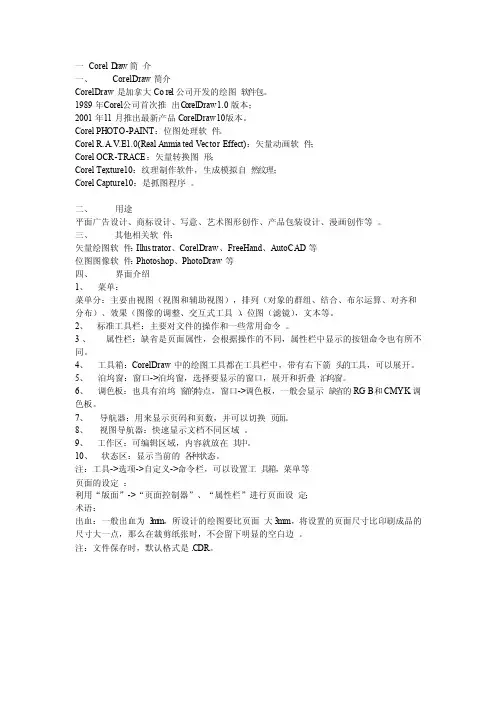 CorelDraw简介