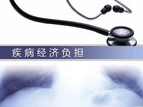 疾 病 经 济 负 担(1)