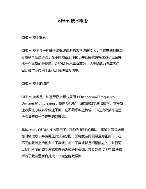 ofdm技术概念