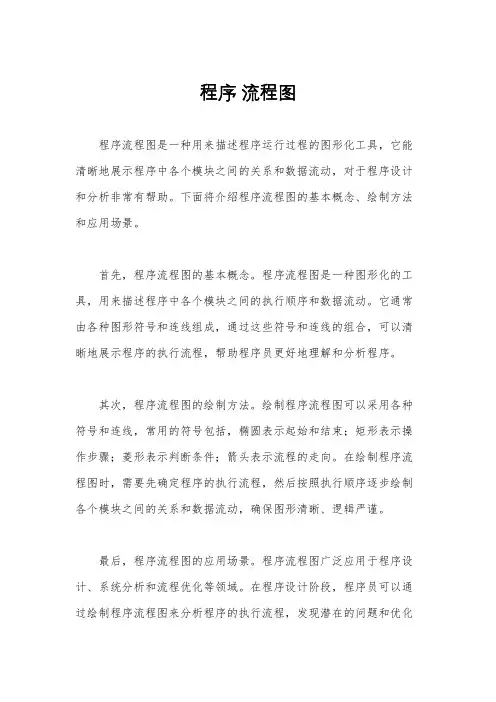程序 流程图