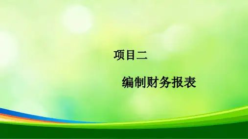项目编制财务报表(ppt 94页)