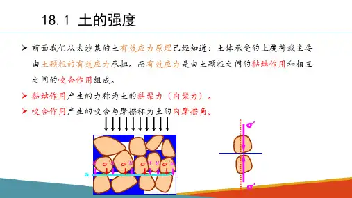 土体剪切特性—抗剪强度理论