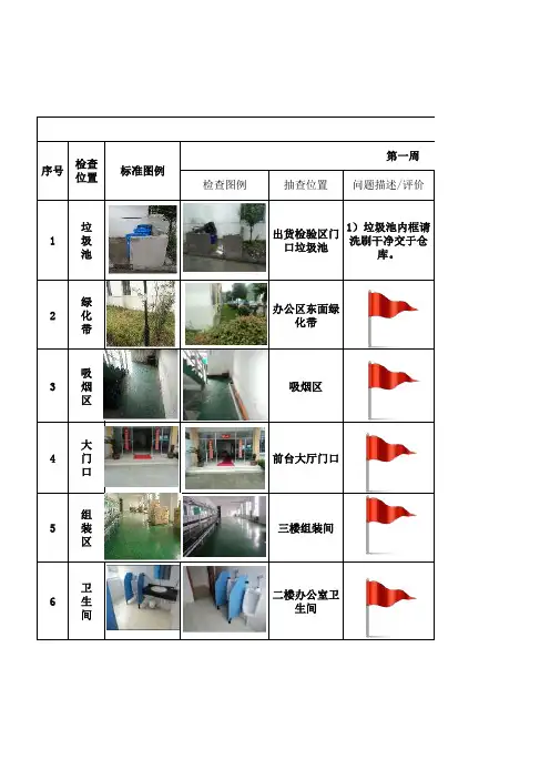 厂区月度5S检查表