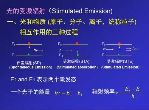 光的受激辐射