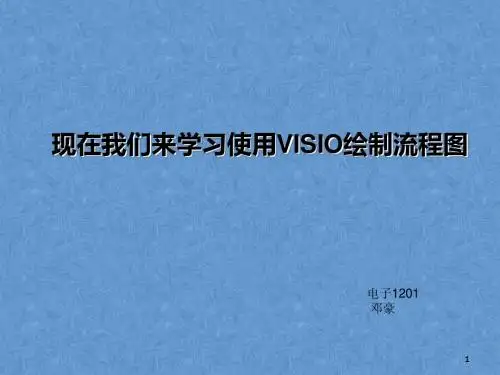 visio流程图