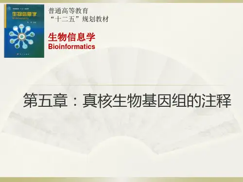 第一章 生物信息学的概念及其发展历史