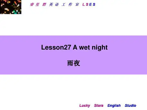 新概念英语第二册-Lesson27