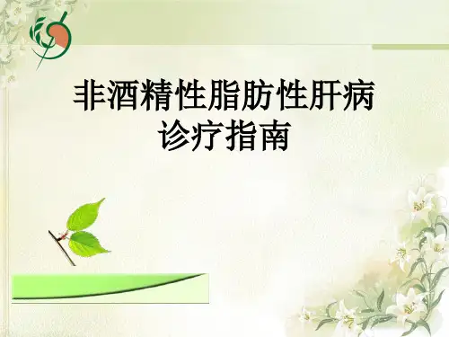 非酒精性脂肪性肝病指南ppt课件