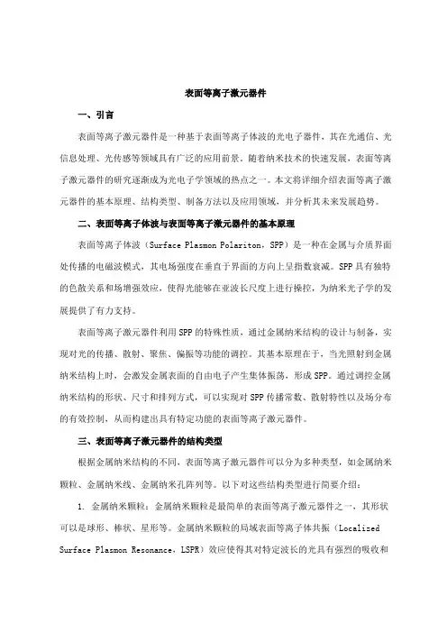 表面等离子激元器件