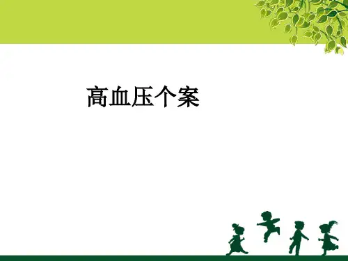 高血压个案ppt课件