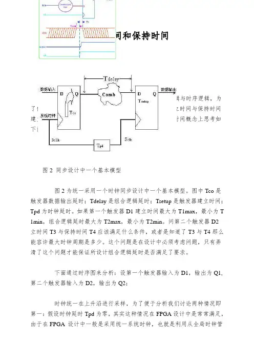 建立时间和保持时间