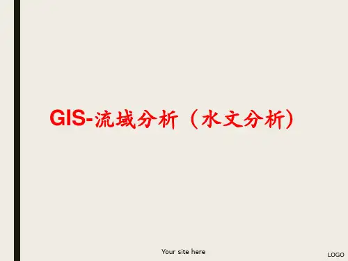 GIS-流域分析(水文分析)