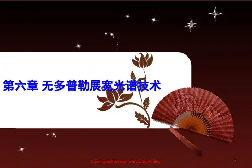 第10讲 第六章 无多普勒展宽光谱技术