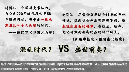 三国两晋南北朝的政权更迭与民族交融ppt课件