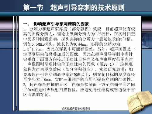 介入性超声医学知识培训培训课件
