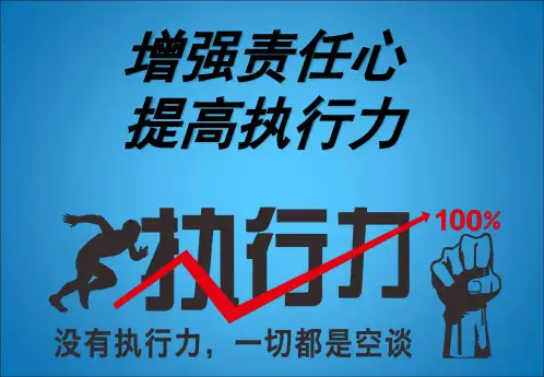 如何提高增强责任心、提升执行力知识课件(内容完整 可编辑使用)