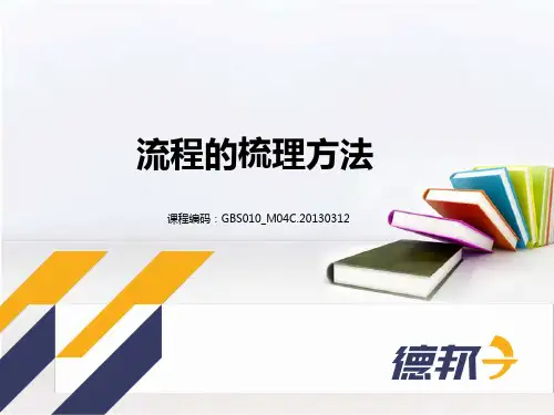 【课件4】流程的梳理方法
