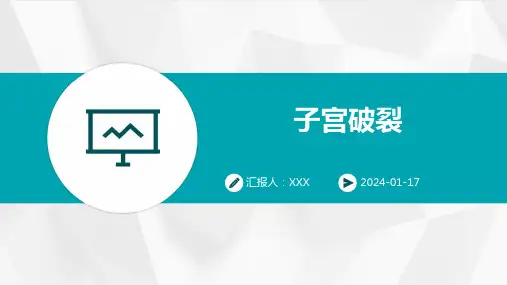 子宫破裂培训演示ppt课件
