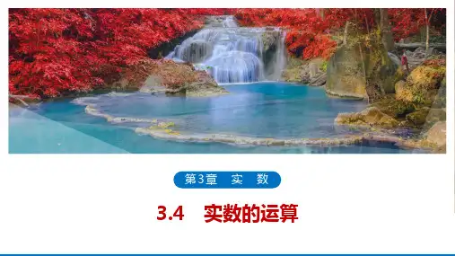 实数的运算(41张PPT)数学