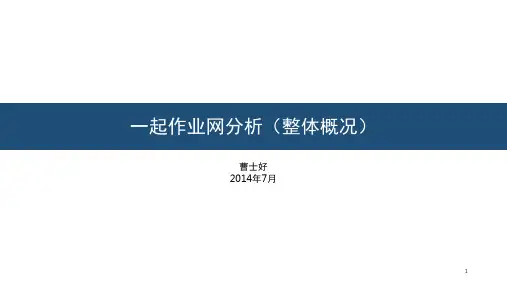 一起作业网分析(整体概况)(课堂PPT)