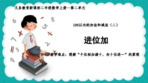 人教版小学数学二年级上册《进位加》课件