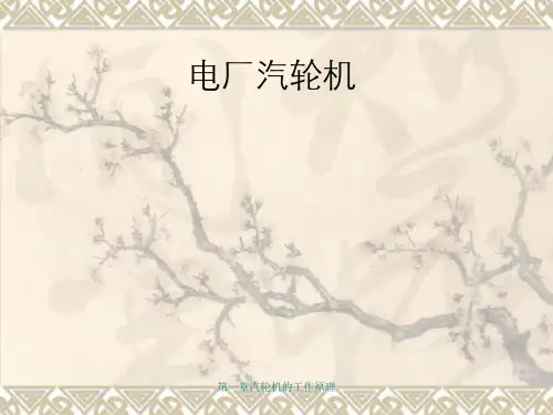 第一章汽轮机的工作原理