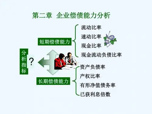 企业偿债能力详细分析PPT课件( 20页)
