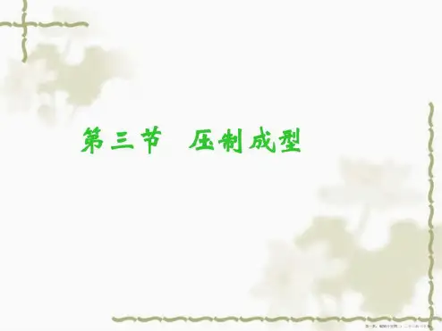 第六章压制成型.ppt