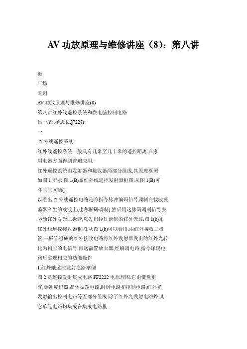 AV功放原理与维修讲座(8)：第八讲