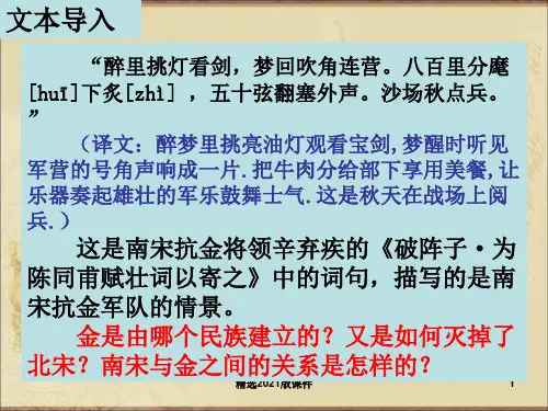 第8课 金与南宋的对峙(新地图版)