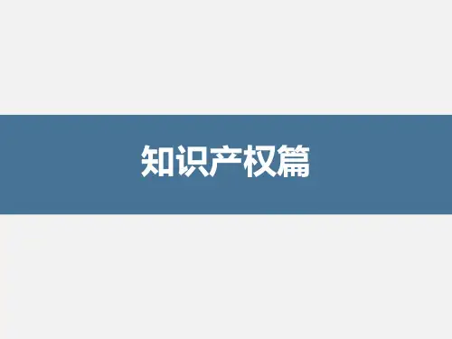3.电商法律法规-知识产权篇