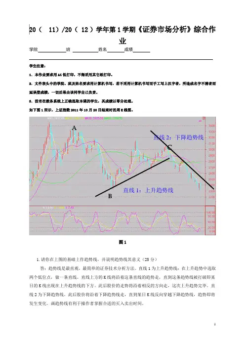 证券投资选修课作业