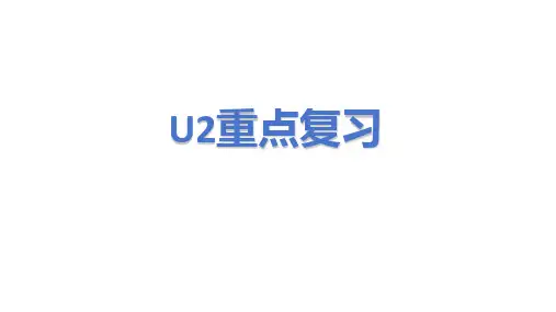Unit2重点复习课件人教版九年级英语全册