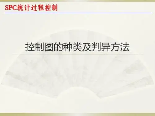 SPC控制图的种类及判异方法48页
