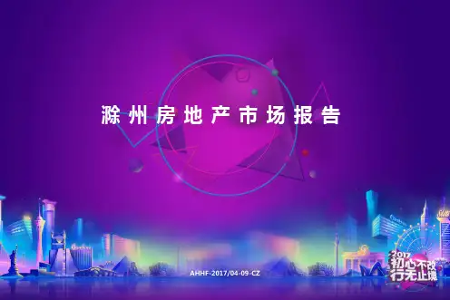 滁州2016-2017年房地产市场情况
