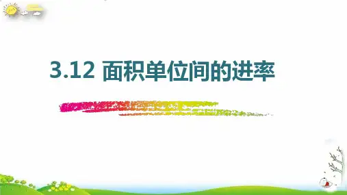 《面积单位间的进率》人教版数学PPT2