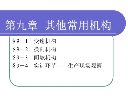 齿式棘轮机构
