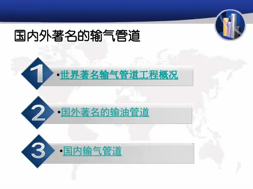 国内外有名的输气管道解读