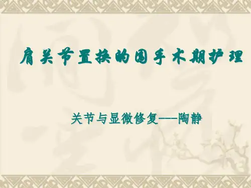 肩关节置换汇总.