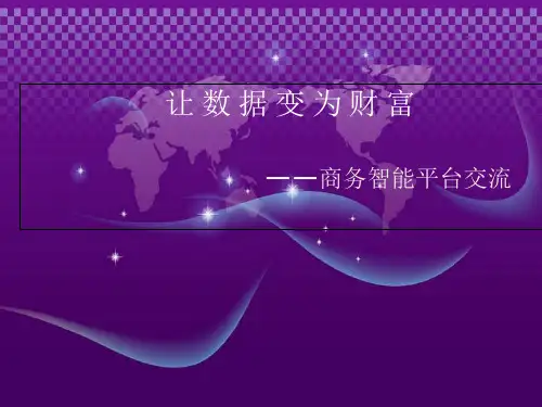 BI基础概念培训ppt