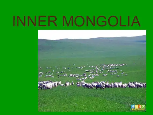 INNER MONGOLIA(英语演讲PPT  内蒙古)