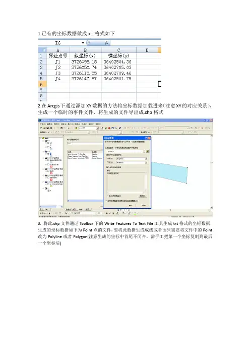 Arcgis9.3下点转线、面