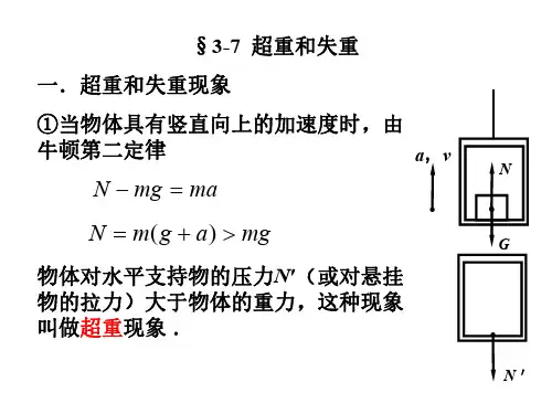 高一物理超重和失重2